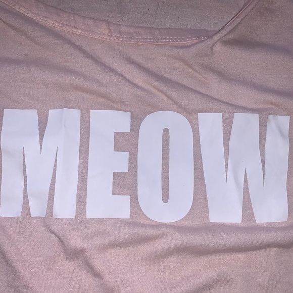 “ MEOW “ crop top - Picture 3 of 3